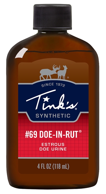 Picture of  Tinks W5259 #69 Doe-In-Rut Deer Attractant Doe IN Estrus Scent 4 OZ Squeeze Bottle