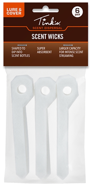 Picture of  Tinks W5884 Scent Wicks  5" Felt 6 Pack 049818214698