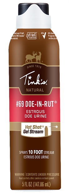 Picture of  Tinks W6260 #69 Hot Shot Deer Attractant Doe IN Estrus Scent Gel 5 OZ Gel Stream 049818213998