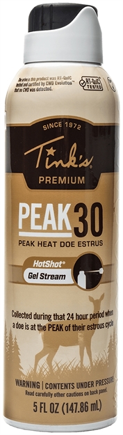 Picture of  Tinks W6264 Peak30 Hot Shot Deer Doe IN Estrus Scent Gel 5 OZ Gel Stream 049818218054