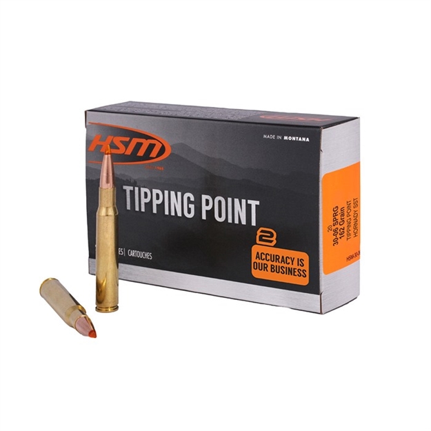 Picture of Hsm 300646N Tipping Point Super Shock Tip 30-06 Springfield 165 GR Hornady Sst 20 Per Box/ 400 Case 30-06-46-N