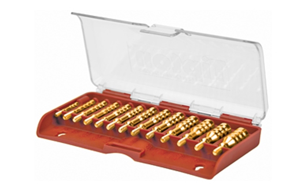 Picture of Tipton 749245 Jag Set  Multi-Caliber 8-32/5-40 Thread Brass 13 Pieces Includes Storage Box 749-245