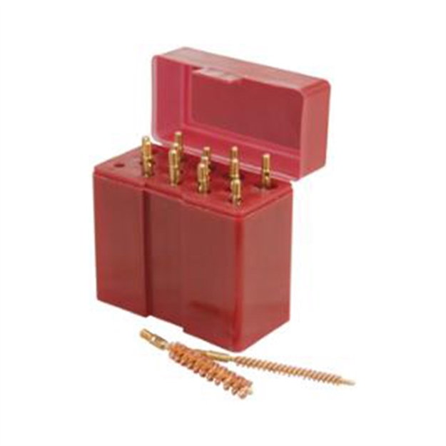 Picture of Tipton 13-Piece Bronze Rifle Bore Brush Set W/Storage Case 402-173 661120021735