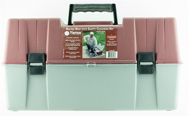 Picture of Tipton 458509 Pistol/Rifle Range Box With Empty Cleaning Kit Range Box Handgun/R