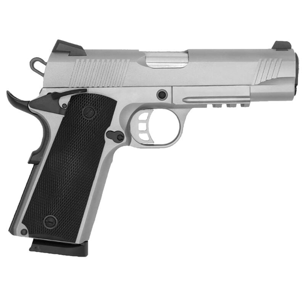 Picture of Sds Imports 1911C 45Acp 4.25" SS W/Rail 1911CSS45R 713135218522