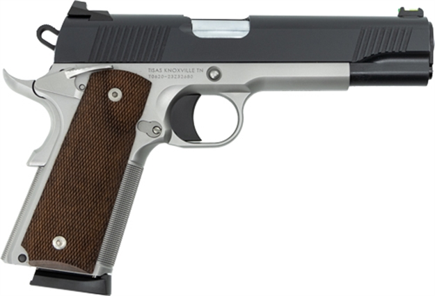 Picture of Tisas 1911 Duty Enhanced 45Acp 5" Bbl Wood Grip 8Rd Ss/Black 10100551