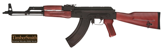 Picture of Tmbsmth Ak47 Wood Stk Set Red Lamnat