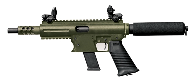 Picture of Tnw Firearms Inc Asrpsurvivorpistol 9Mm8"Odgrn Flattop15r