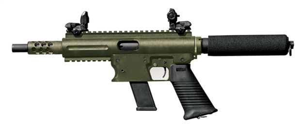 Picture of Tnw Firearms Inc Asrpsurvivorpistol45acp8"Odgrnflattop13r