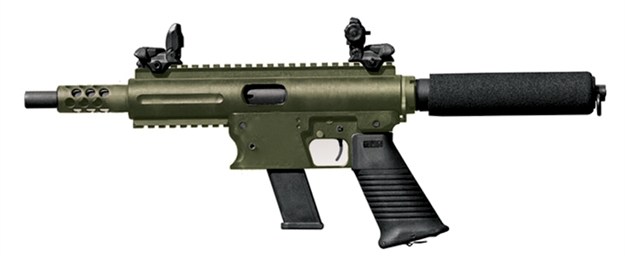 Picture of Tnw Firearms Asrpsurvivorpistol40s&W8"Odgrnflattop14r