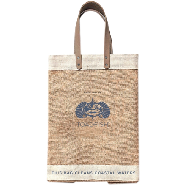 Picture of Toadfish Canvas Market Bag - Front Face Logo - 17''X13.5"X8"