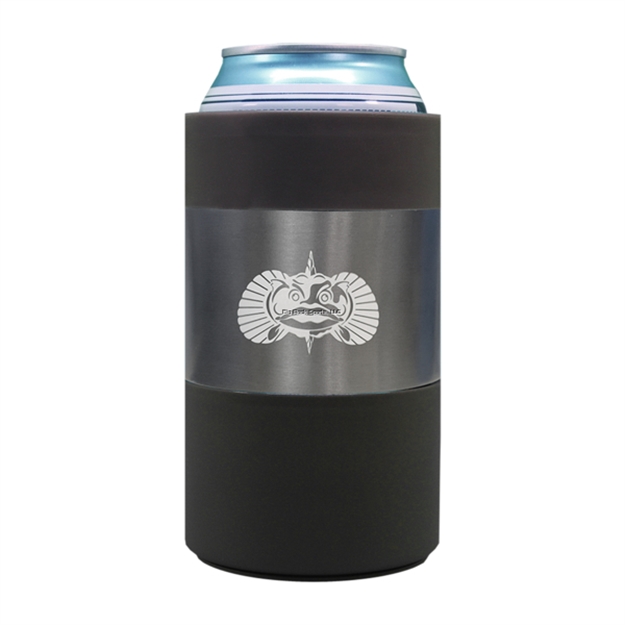 Picture of Toadfish Non-Tipping Can Cooler, Stainless Steel - Graphite