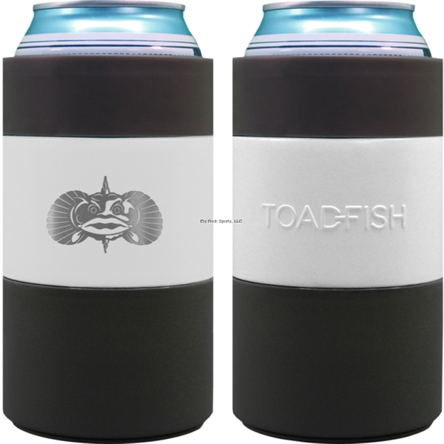Picture of Toadfish Non-Tipping Can Cooler, Stainless Steel - White Powder Coat