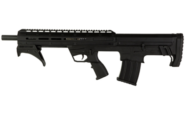 Picture of  Tokarev Usa 21000418 Bullpup  12 Gauge Pump 3" 5+1 18.50" Black Steel Barrel, Black Anodized Picatinny Rail Aluminum Receiver, Picatinny Handguard, Bullpup Synthetic Stock, Angled Grip