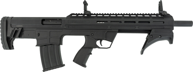 Picture of  Tokarev Usa 21000418 Bullpup  12 Gauge Pump 3" 5+1 18.50" Black Steel Barrel, Black Anodized Picatinny Rail Aluminum Receiver, Picatinny Handguard, Bullpup Synthetic Stock, Angled Grip