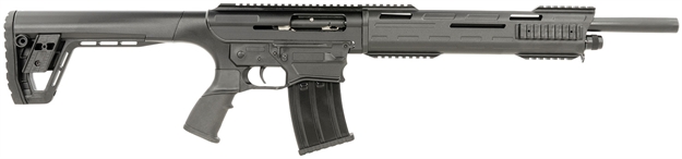 Picture of Tokarev Usa 21000103 Tar  12 Gauge Semi-Auto 3" 5+1 18.50" Black Steel Barrel, Black Receiver W/Picatinny Rail, Black Fixed Synthetic Stock TAR12P 723551440087