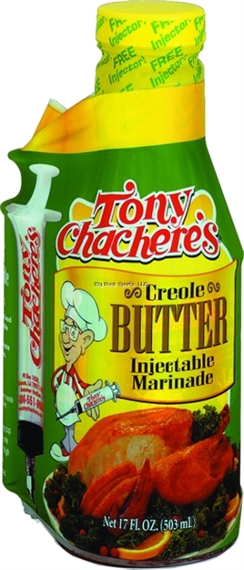 Picture of Tony Chacheres Injectable Marinade 17 FL OZ Creole Butter