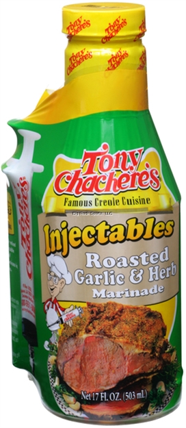 Picture of Tony Chacheres Injectable Marinade 17 FL OZ Creole Garlic/Herb