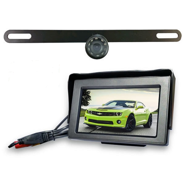 Picture of Top Dawg Wired License Plate Backup Wide Angle HD Camera