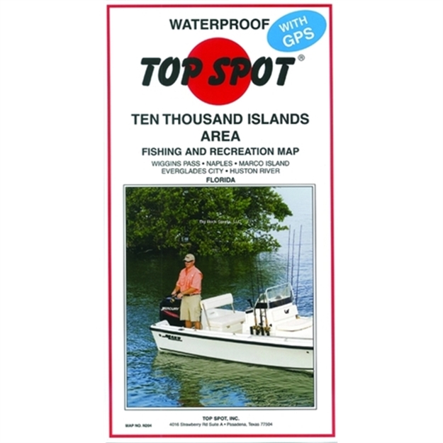 Picture of Top Spot Map- 10 Thousand Island Wiggins Pass TO Hudson River