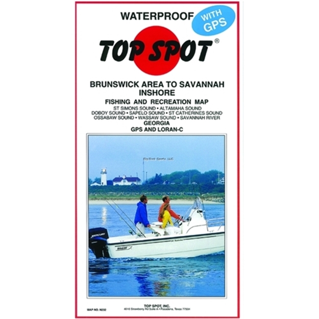 Picture of Top Spot Map- Brunswick North ST Andrews TO Savannah River-Inshore