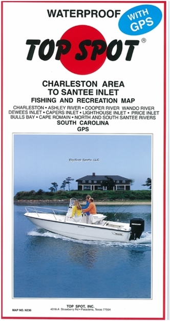 Picture of Top Spot Map- Charleston Lighthouse Inlet TO N&S Santee River
