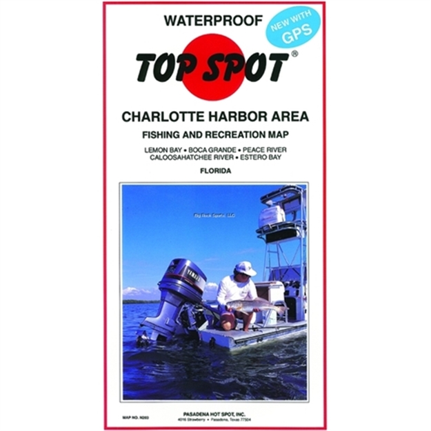 Picture of Top Spot Map- Charlotte Harbor Lemon Bay TO Estero Bay