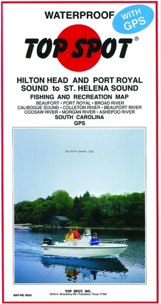 Picture of Top Spot Map- Hilton Head Port Royal TO St. Helena Sound-Gps