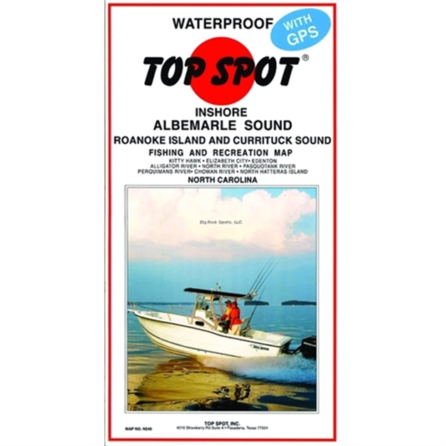Picture of Top Spot Map- Inshore Albemarle Sound Roanoke Isld & Carrituck Sound