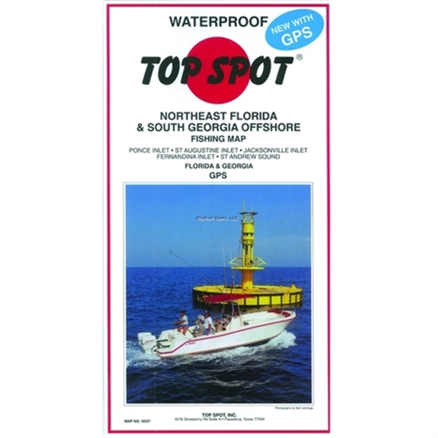 Picture of Top Spot Map- Northeast Florida South Georgia Offshore