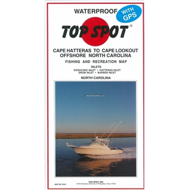 Picture of Top Spot Map- Offshore N.C. Cape Lookout TO Cape Hatteras