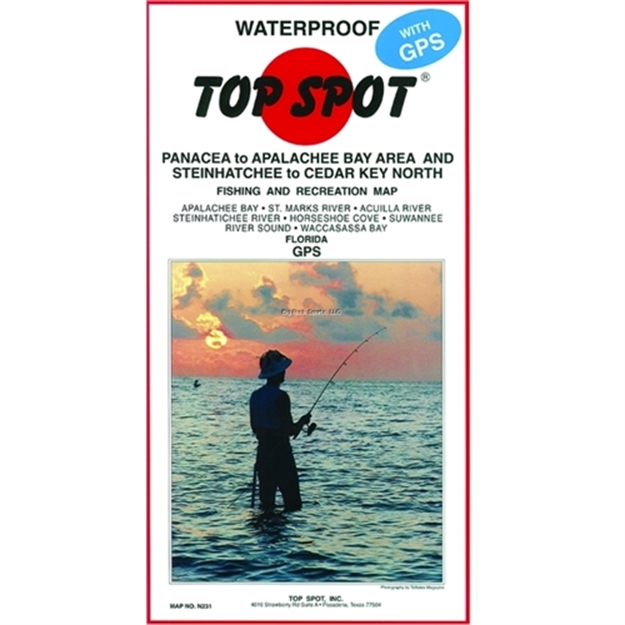 Picture of Top Spot Map- Panacea Apalachee Steinhatchee TO Cedar Key North