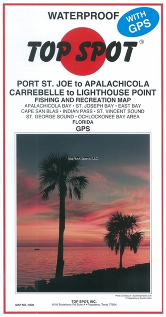 Picture of Top Spot Map- Port ST Joe Apalch Carrebelle TO Lthouse Point