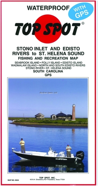 Picture of Top Spot Map- Stono River Folly Island TO Fripp Island-Gps