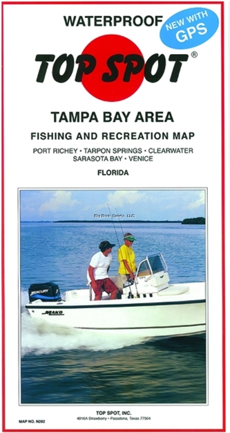 Picture of Top Spot Map- Tampa Bay Port Rickey TO Venice