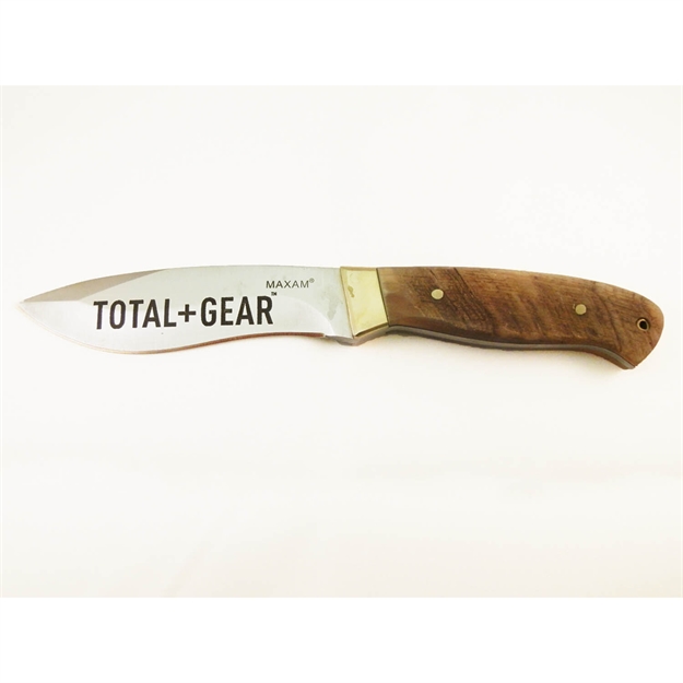 Picture of  Total Gear Maxam Ram Horn Hunter Fixed Blade Knive W/ Sheath