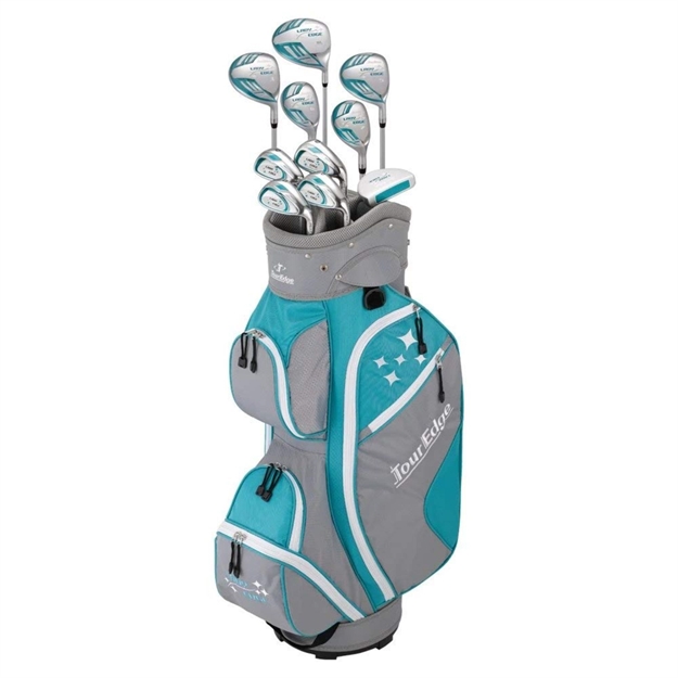 Picture of Tour Edge 2020 Lady Edge Full Set Turquoise Grey White Plus LWSRGL11.BT+1