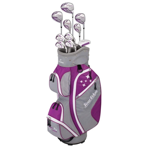 Picture of Tour Edge 2020 Lady Edge Full Set Violet Grey White Petite