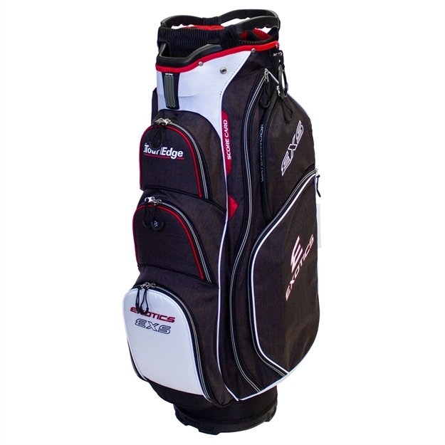 Picture of Tour Edge Exotics Xtreme Cart 7.0 Bag-Black-Red-White UBAE7CB03 841538142387
