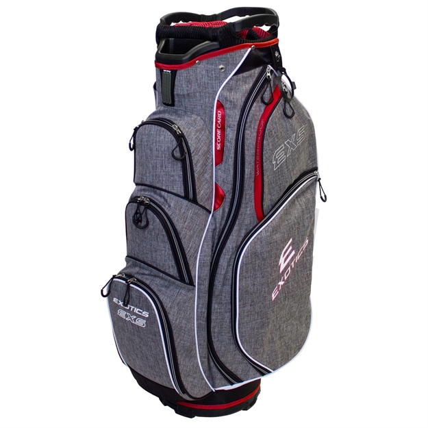 Picture of Tour Edge Exotics Xtreme Cart 7.0 Bag-Heath-Red-White UBAE7CB05