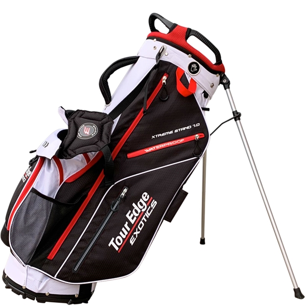 Picture of Tour Edge Exotics Xtreme Stand 7.0 Bag-Black-Red-White UBAE7SB03
