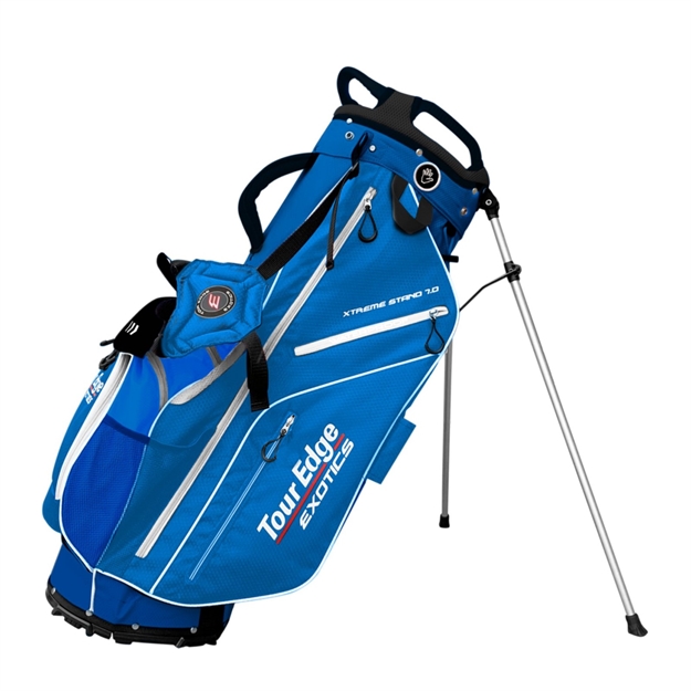 Picture of Tour Edge Exotics Xtreme Stand 7.0 Bag-Blue-White UBAE7SB04