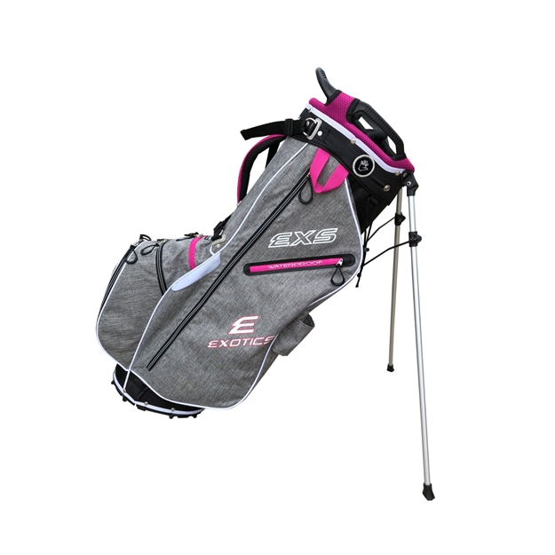 Picture of Tour Edge Exotics Xtreme Stand 7.0 Bag-Heath-Pink-White UBAE7SB06