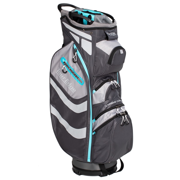 Picture of Tour Edge Hot Launch Xtreme Stand 5.0 Bag-Silver-Blue UBAHESB06