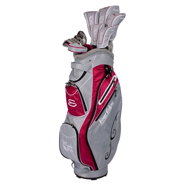 Picture of Tour Edge Moda Silk Womens Golf Set-Silver-Ruby-Rh SISRGL11.B