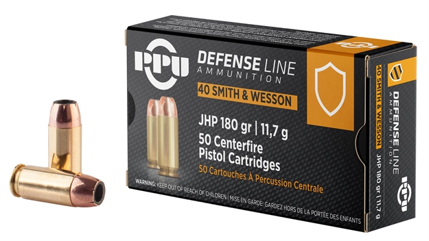Picture of  Ppu Ppd40 Defense  40S&W 180Gr Jacketed Hollow Point 50 Per Box/10 Case 8605003811725