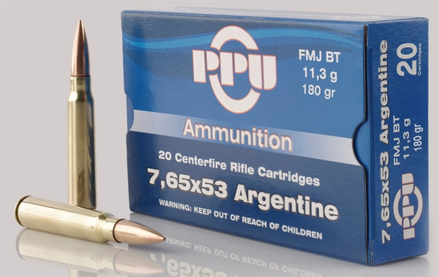Picture of  Ppu Pp7as Metric Rifle  7.65X53mmargentine 180Gr Soft Point Boat Tail 20 Per Box/10 Case 605003812876