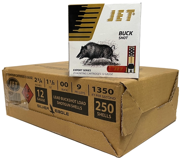 Picture of TR Imports, Inc Imports Jet 12Ga 2.75 00 Buck 9 Pellet 250Rds CJ12OOBS10PK 812052024954