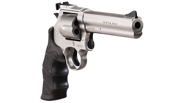 Picture of Sarsilmaz 357Mag Revolver,Forged Stainless Steel,6" Brl,Drop Safety,Hammer Block,Changeable Front Sight, Adjustable Rear Sight