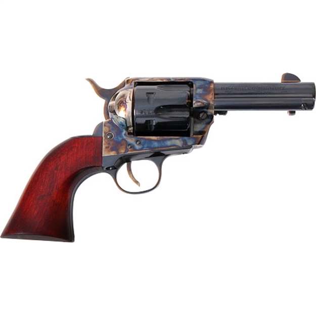 Picture of  Traditions Sat73005 1873 Frontier 357 Mag 6Rd 3.50" Blued Cylinder & Barrel Color Case Hardened Steel Frame Walnut Navy Size Grip 040589022734